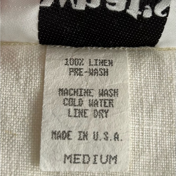 Vintage What’s Up Women’s Linen Jacket and Shirt 2 Piece Set - Picture 13 of 16